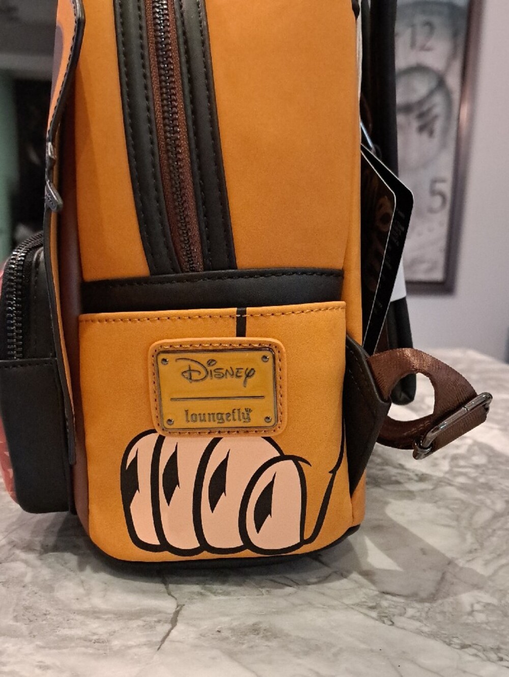 Scar Face Lion King Crossbody Backpack - Orange & Black - Picture 3 of 3